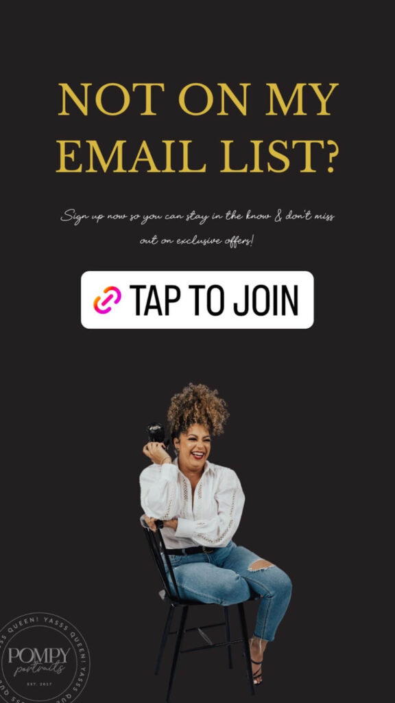 how to get people on your-email-list from instagram stories