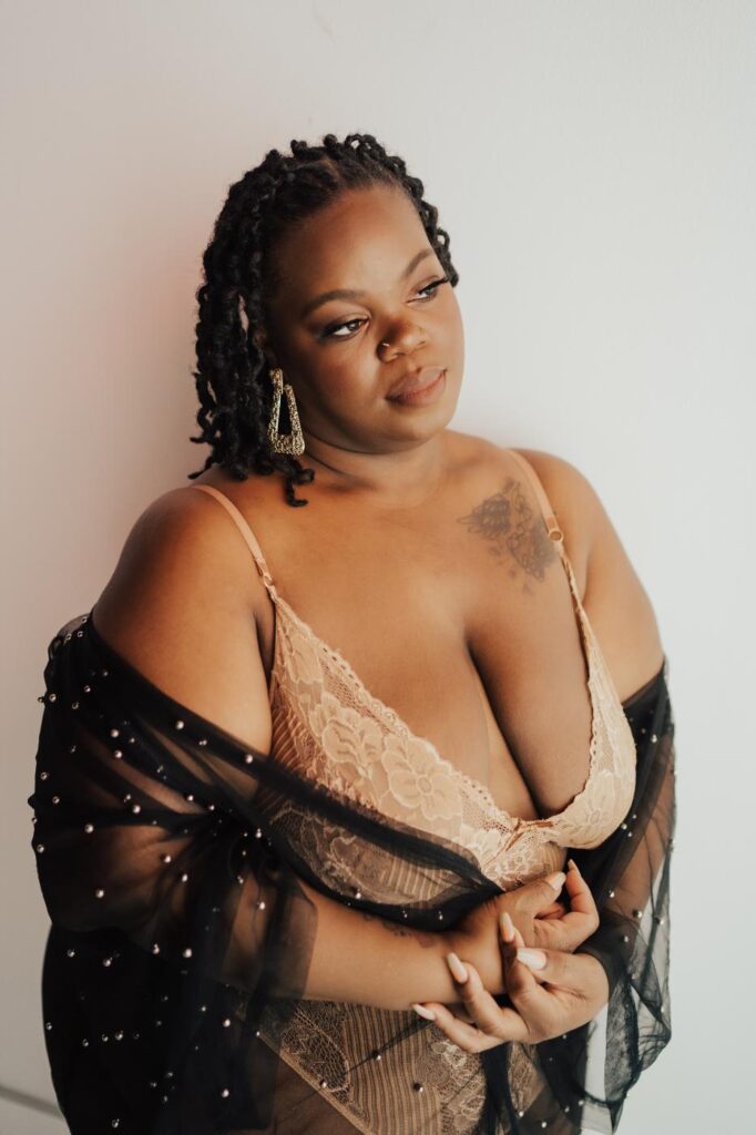 Florida Plus Size Boudoir Photographer for Black Women
